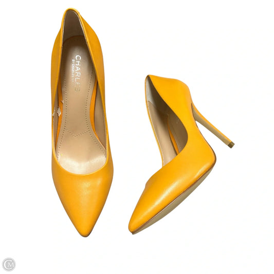 Shoes Heels Stiletto By Charles By Charles David In Yellow, Size: 9