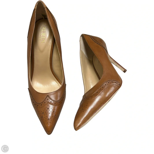 Shoes Heels Stiletto By Lauren By Ralph Lauren In Brown, Size: 8.5