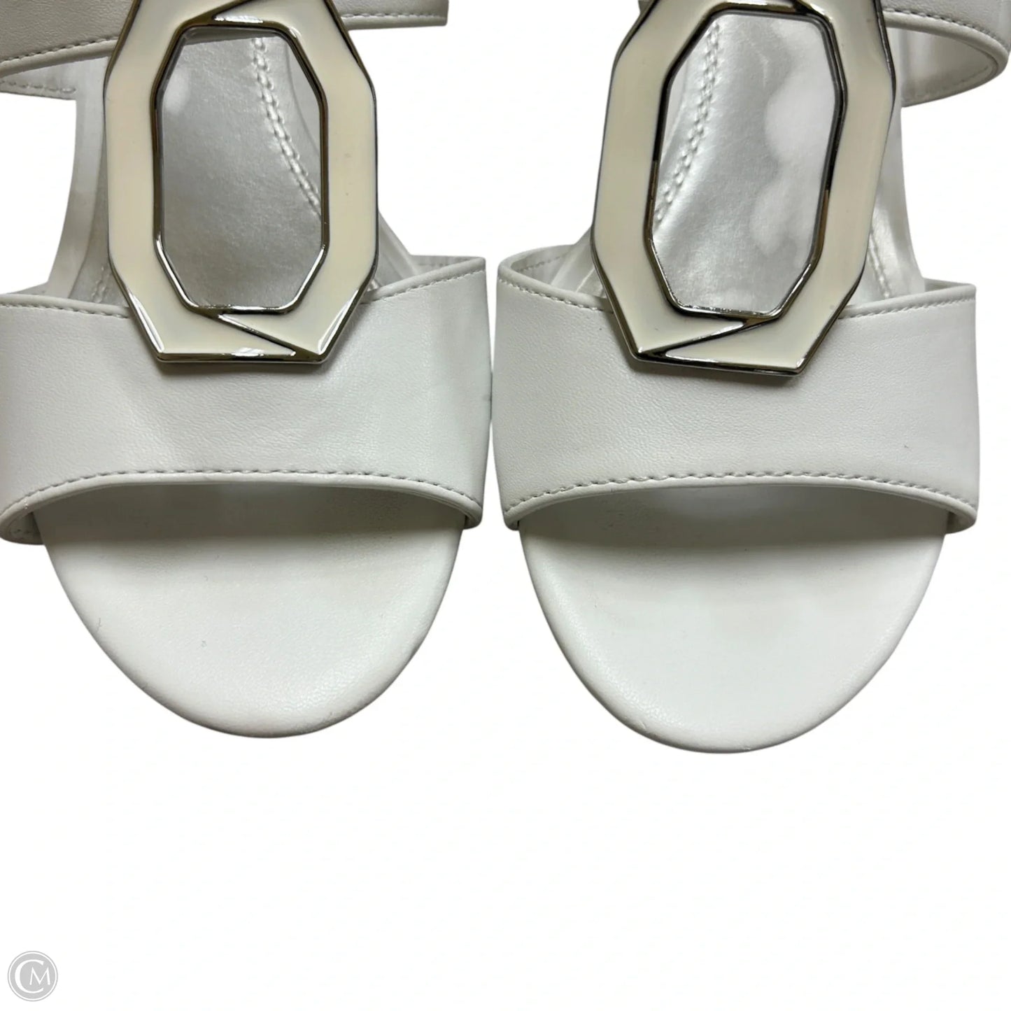 Sandals Heels Wedge By Impo In White, Size: 6