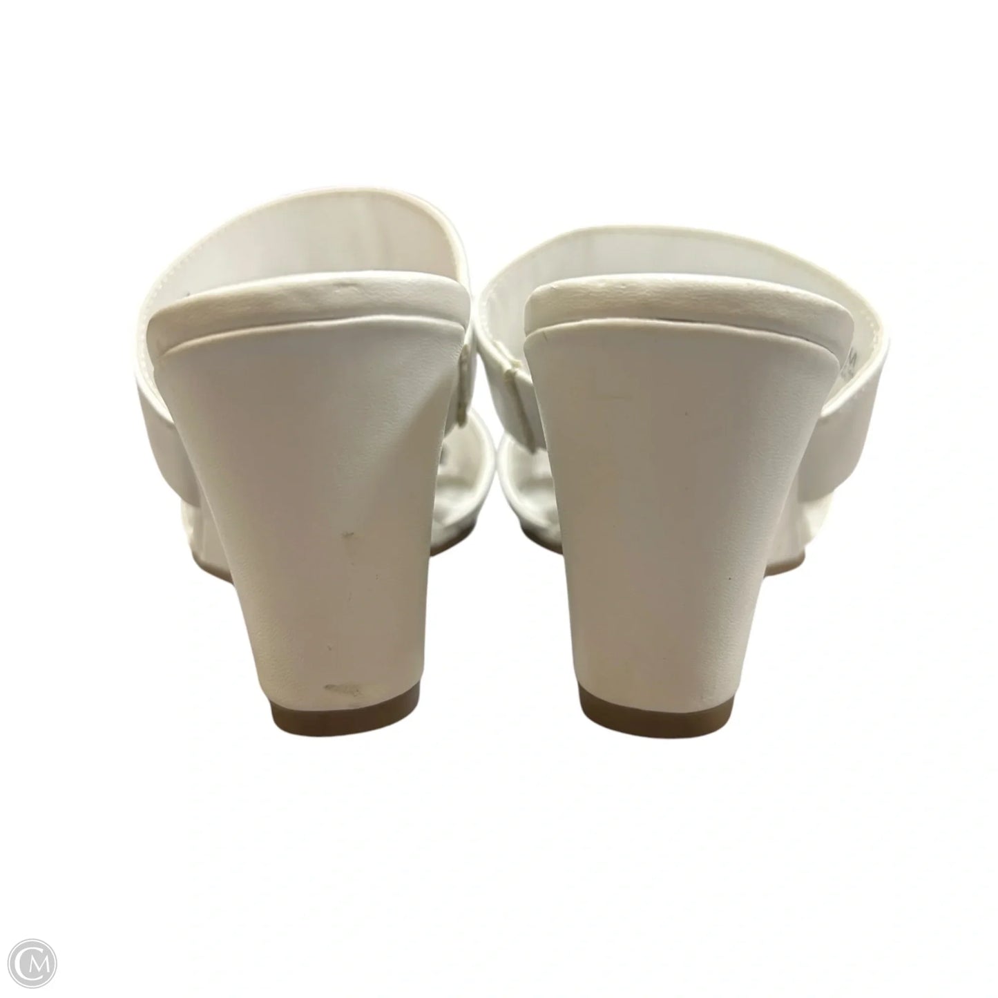 Sandals Heels Wedge By Impo In White, Size: 6