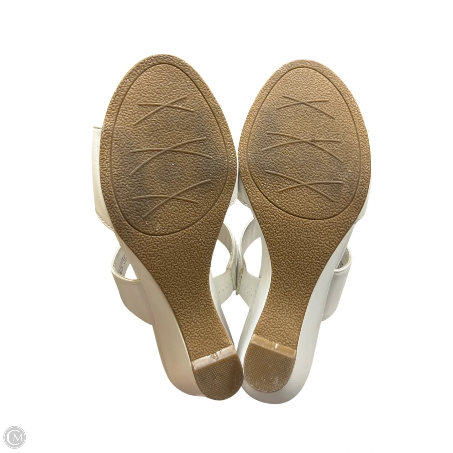 Sandals Heels Wedge By Impo In White, Size: 6