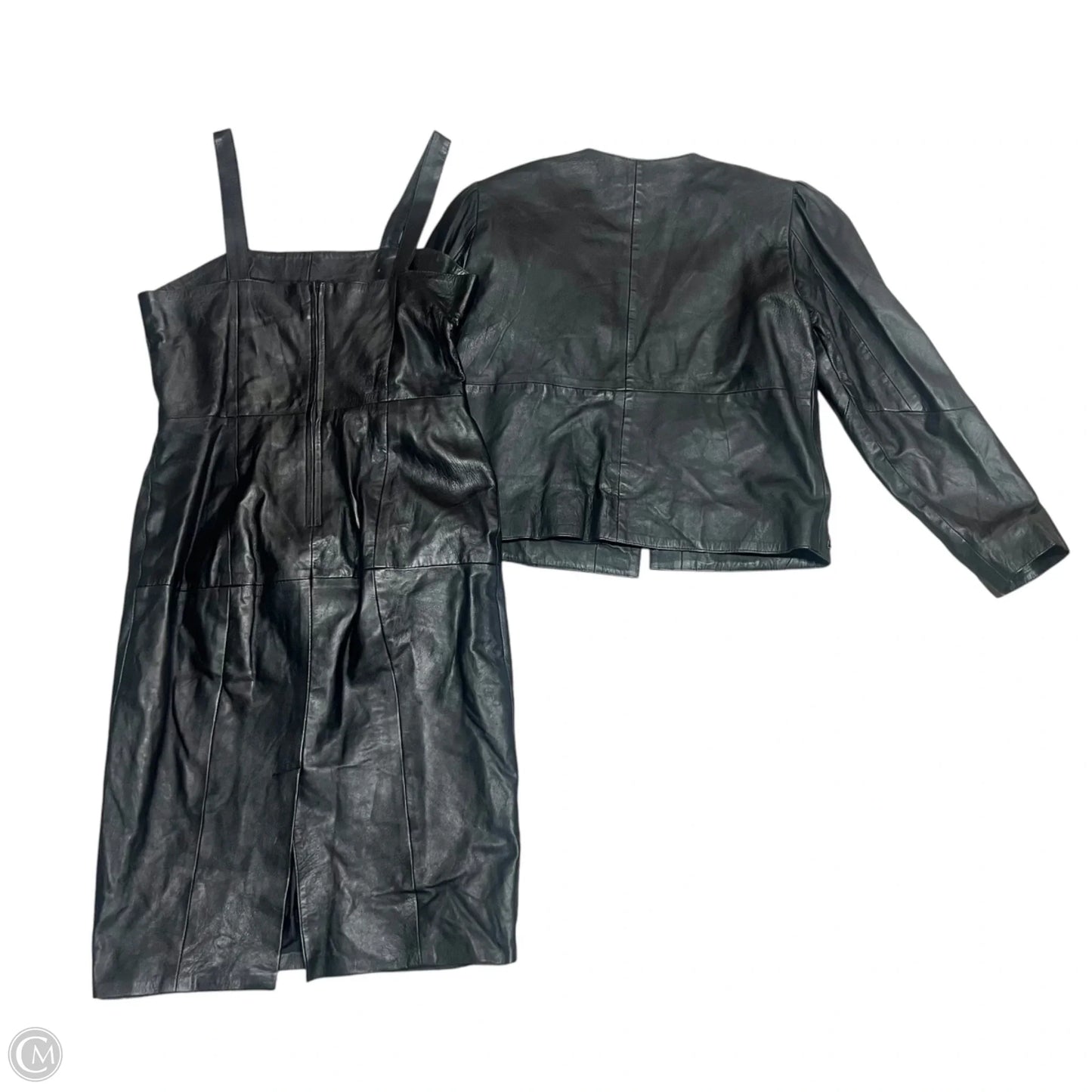 Dress Set 2pc In Black & Blue, Size: M