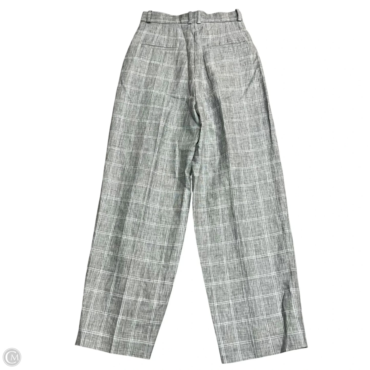 Pants Designer By Sandro In Blue & Grey, Size: S