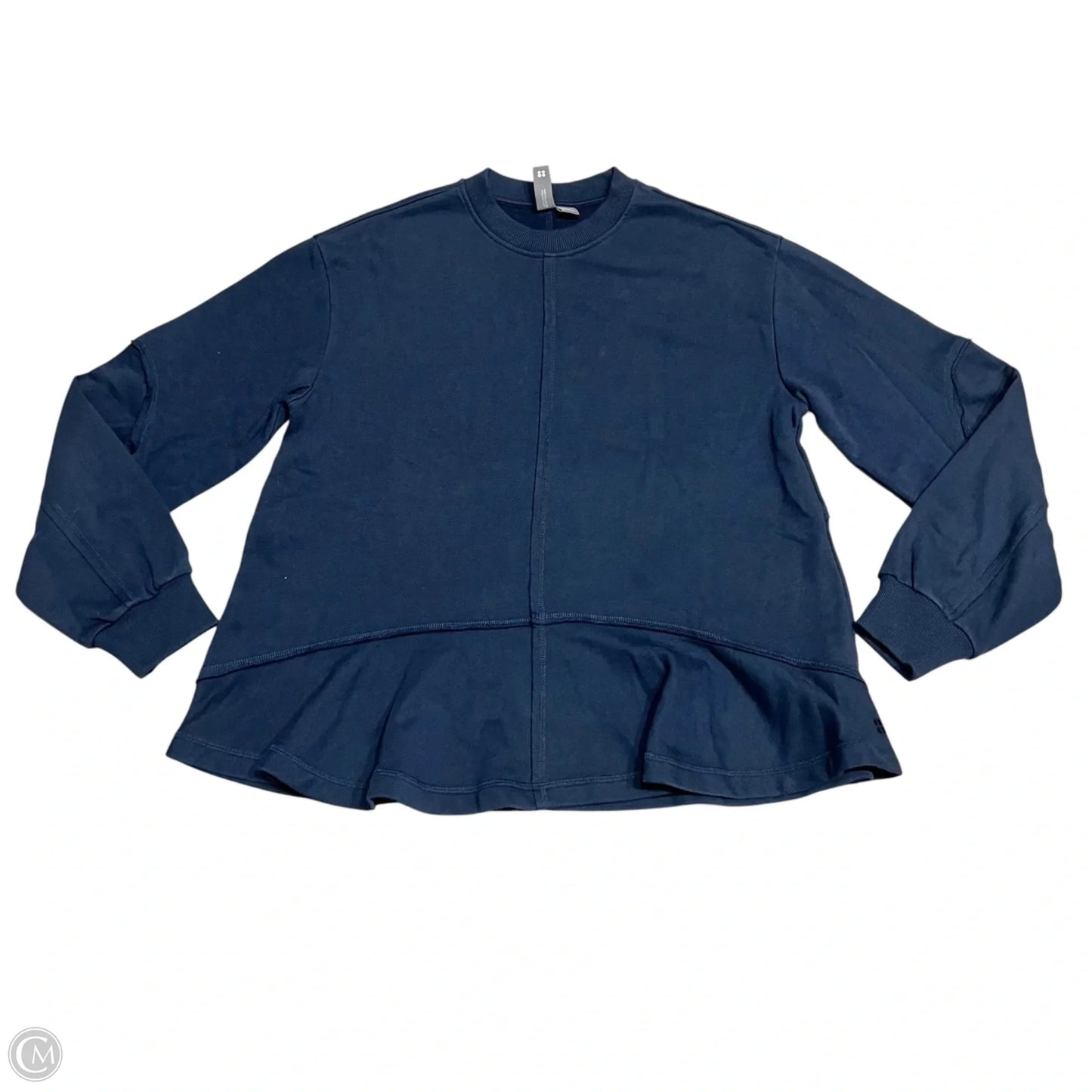 Athletic Sweatshirt Crewneck By Sweaty Betty In Blue, Size: S