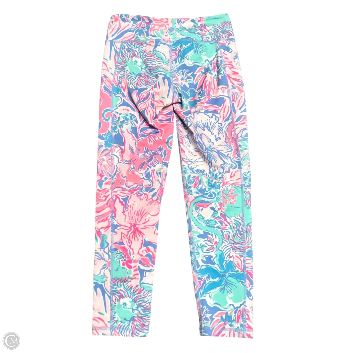 Pants Designer By Lilly Pulitzer In Blue & Pink, Size: 4