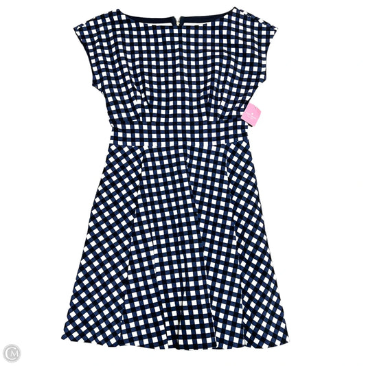 Dress Designer By Kate Spade In Blue & White, Size: M