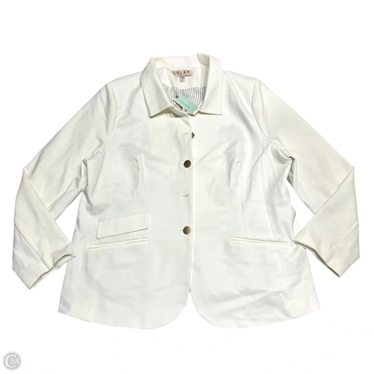 Blazer By Dolan Left Coast In Cream, Size: 2x