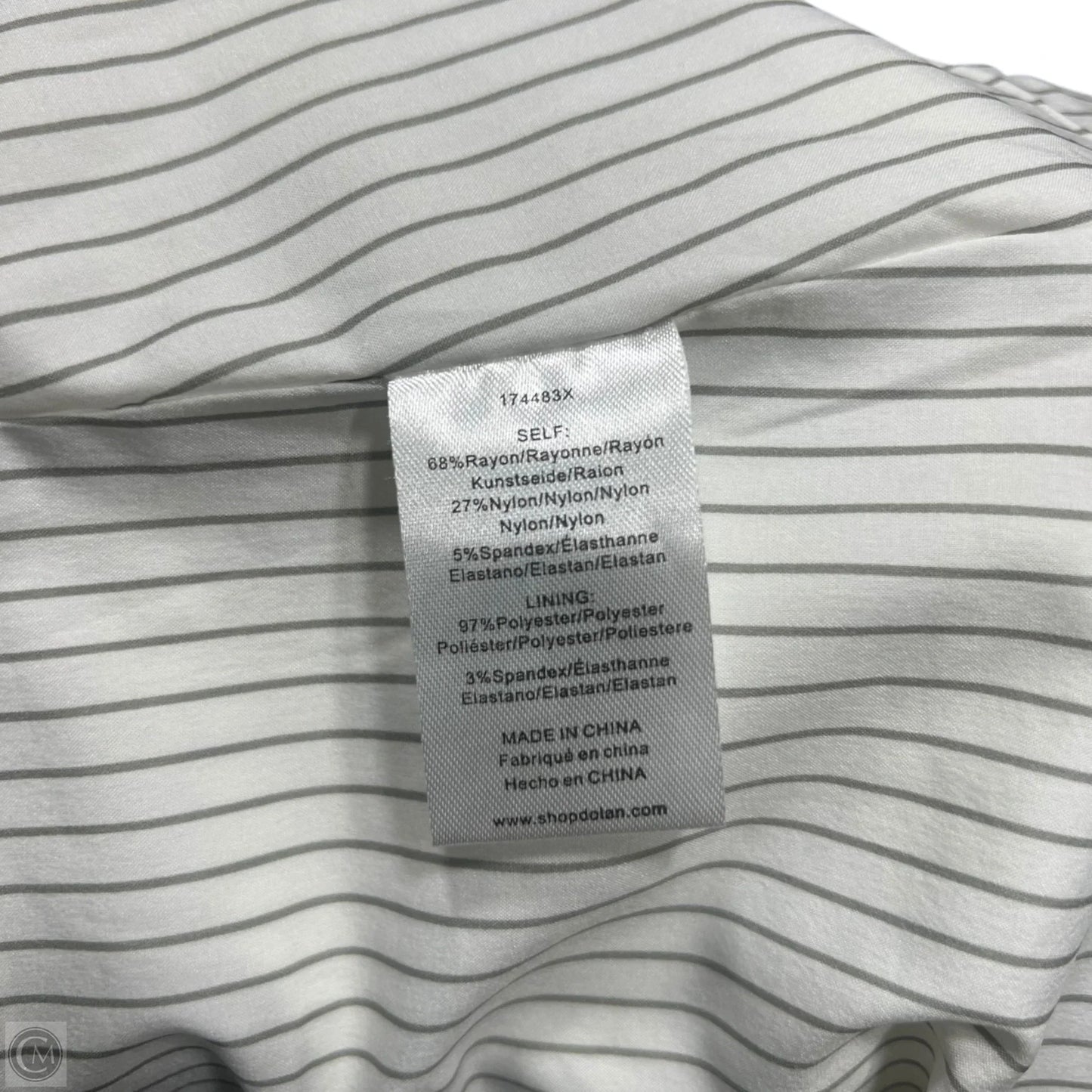 Blazer By Dolan Left Coast In Cream, Size: 2x