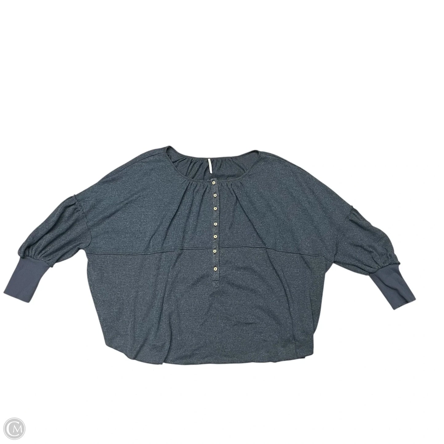 Top 3/4 Sleeve By Free People In Green, Size: S