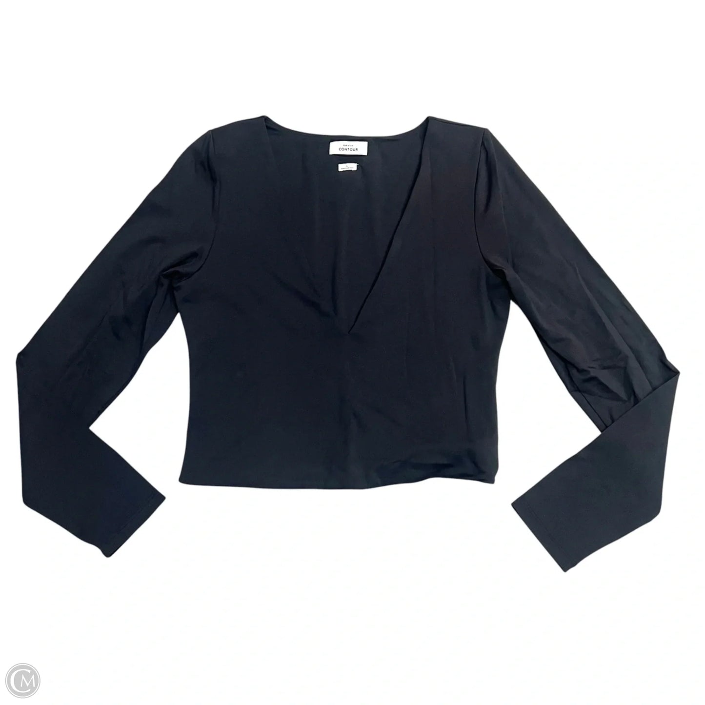 Top Long Sleeve By Babaton In Black, Size: L