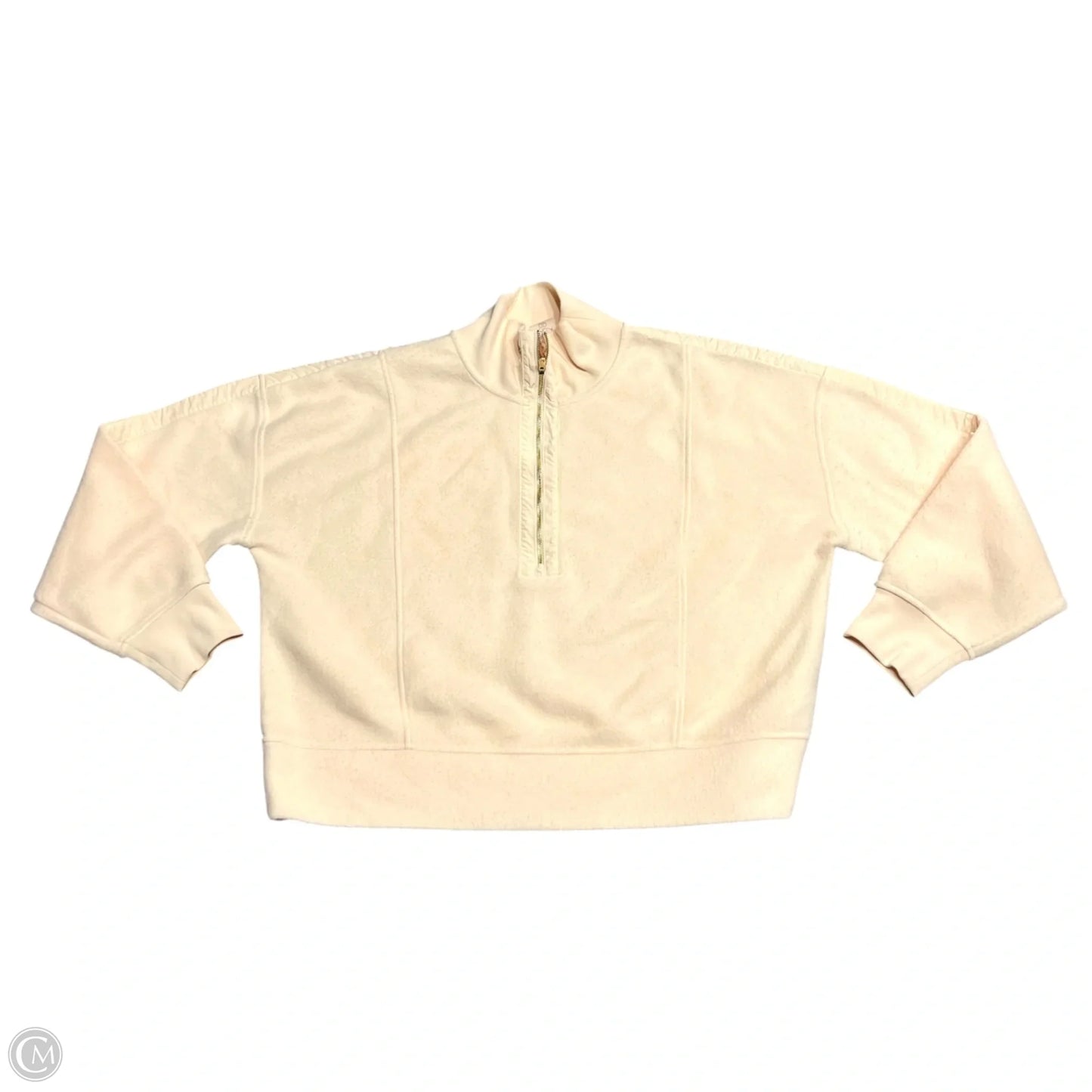 Athletic Sweatshirt Collar By Calia In Peach, Size: M