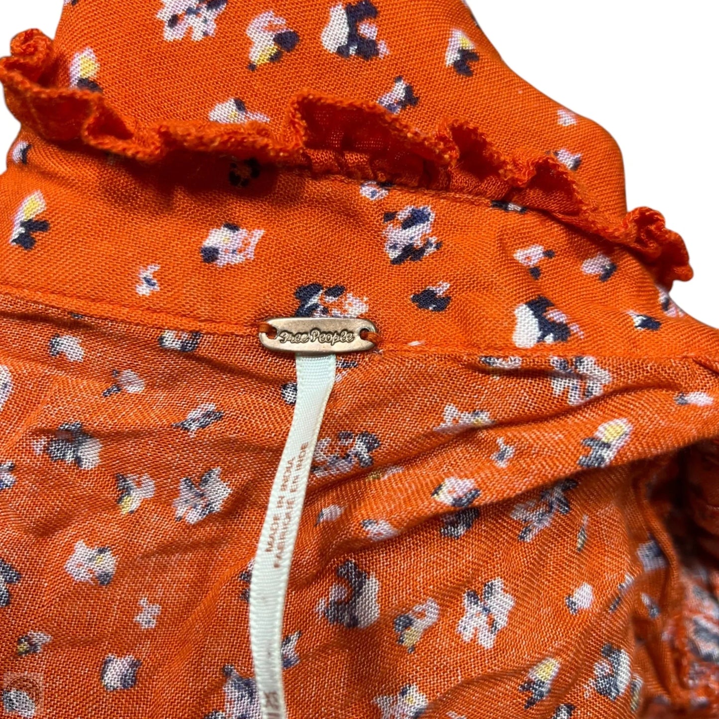 Dress Casual Maxi By Free People In Blue & Orange, Size: Xs