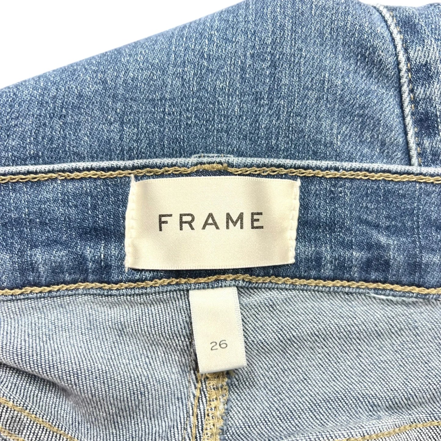 Jeans Flared By Frame In Blue Denim, Size: 2