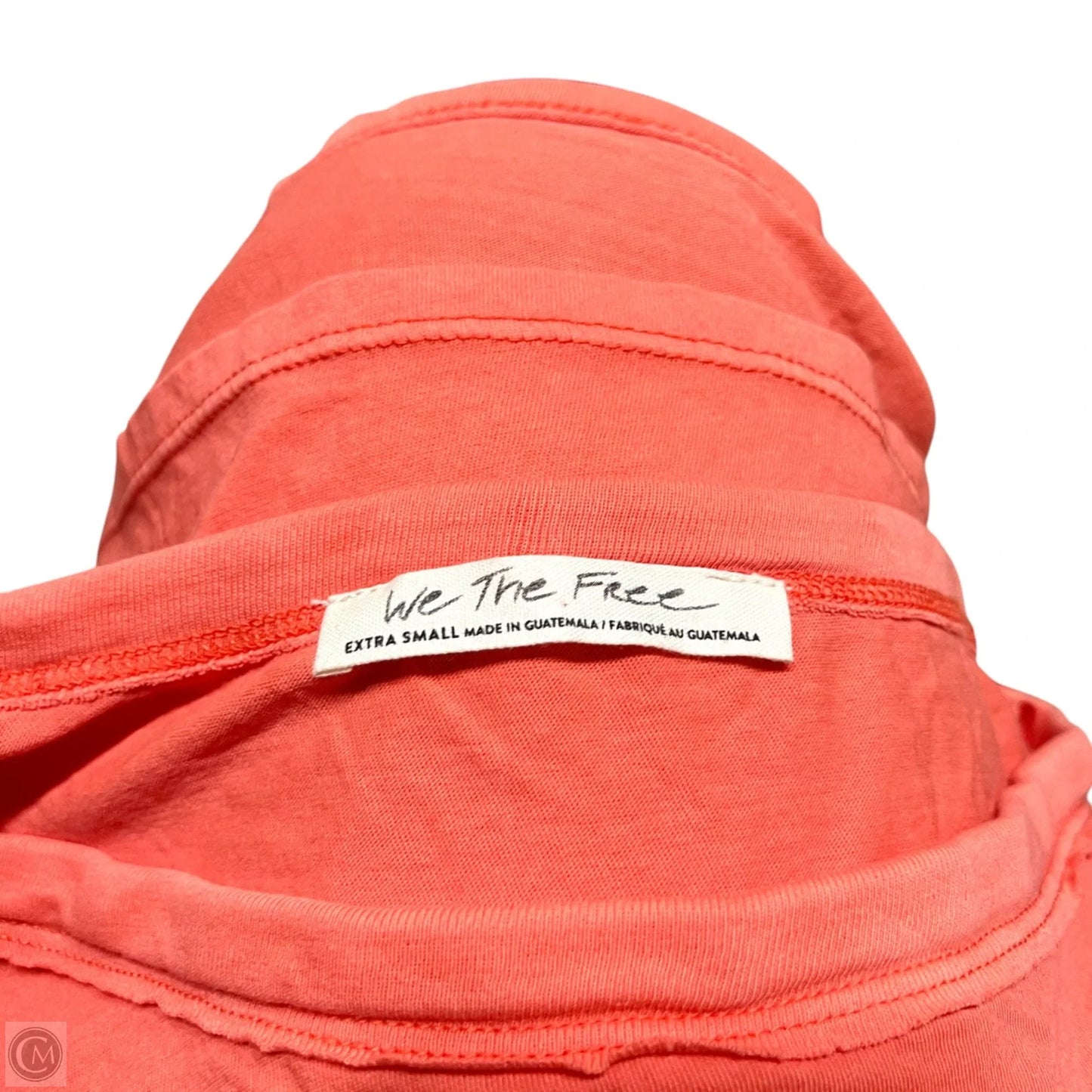 Top Short Sleeve By We The Free In Orange, Size: Xs