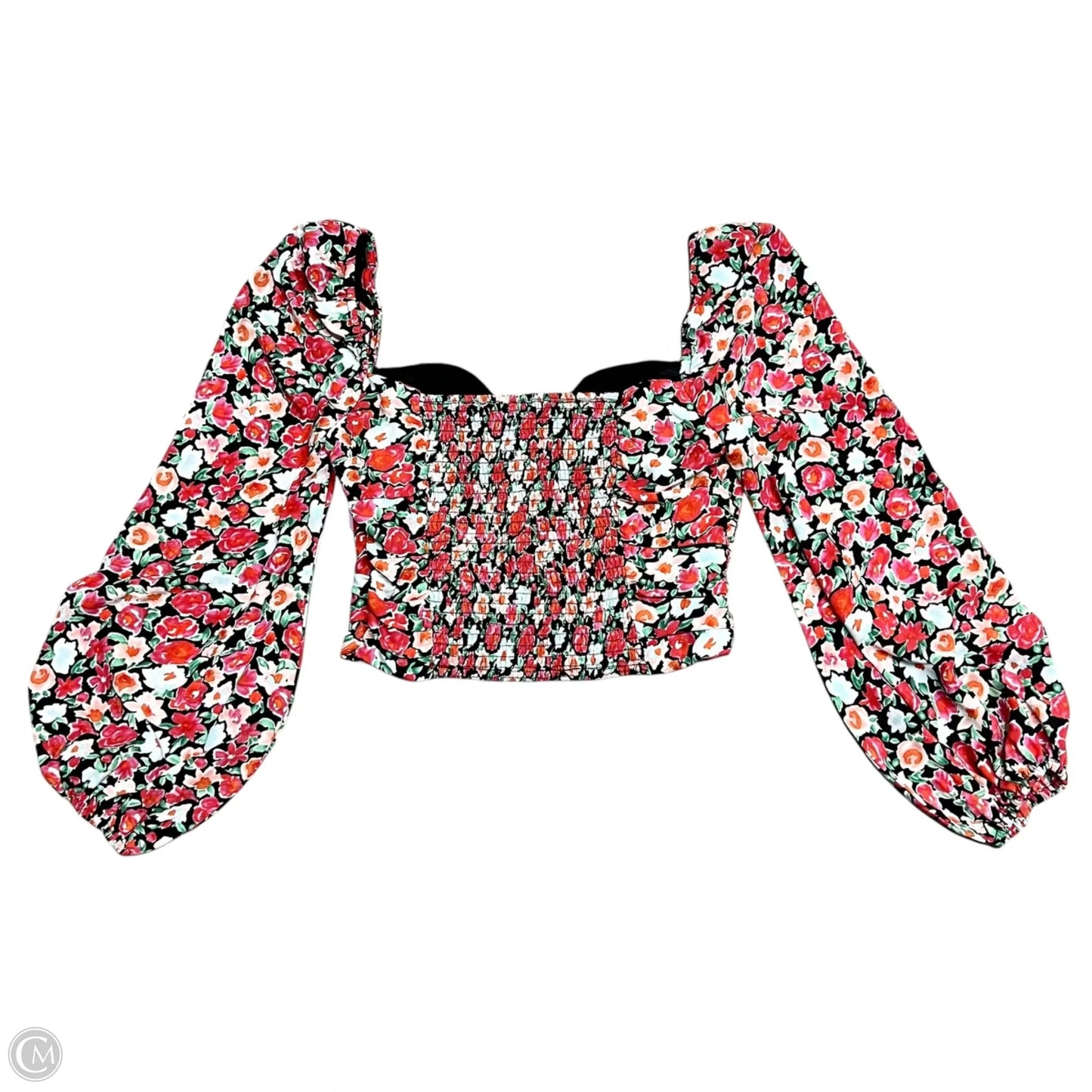Top Long Sleeve By Astr The Label In Floral Print, Size: S