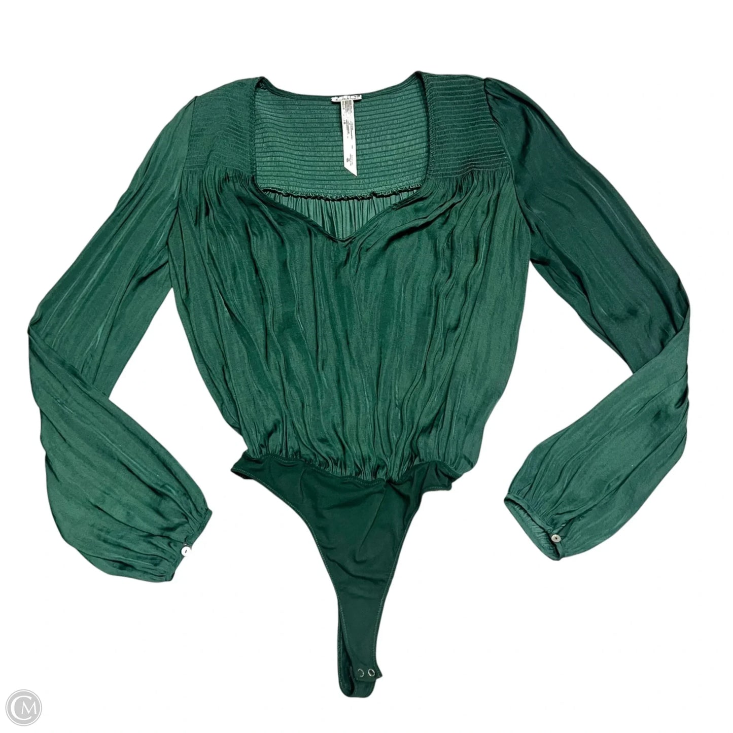 Bodysuit By Free People In Green, Size: Xs