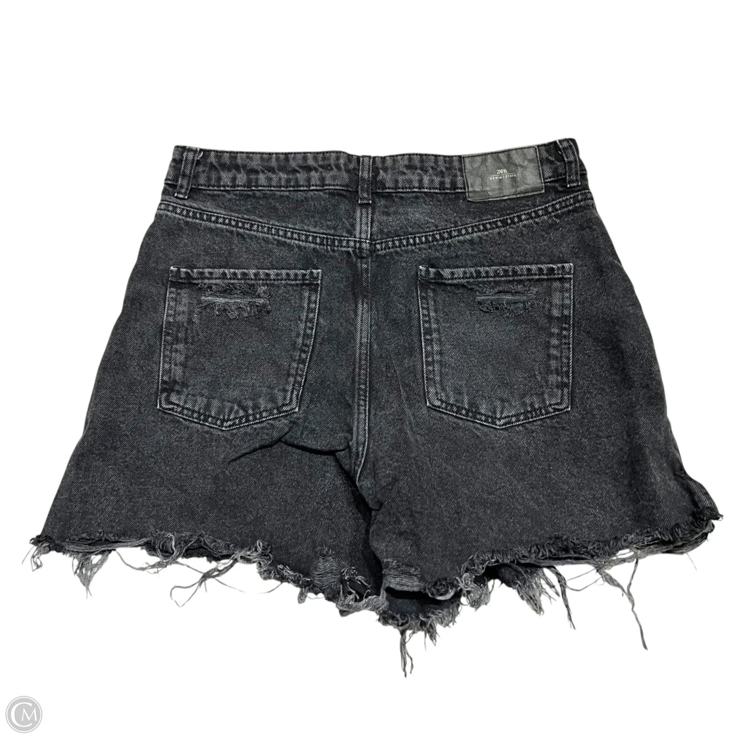 Shorts By Zara In Black Denim, Size: 10
