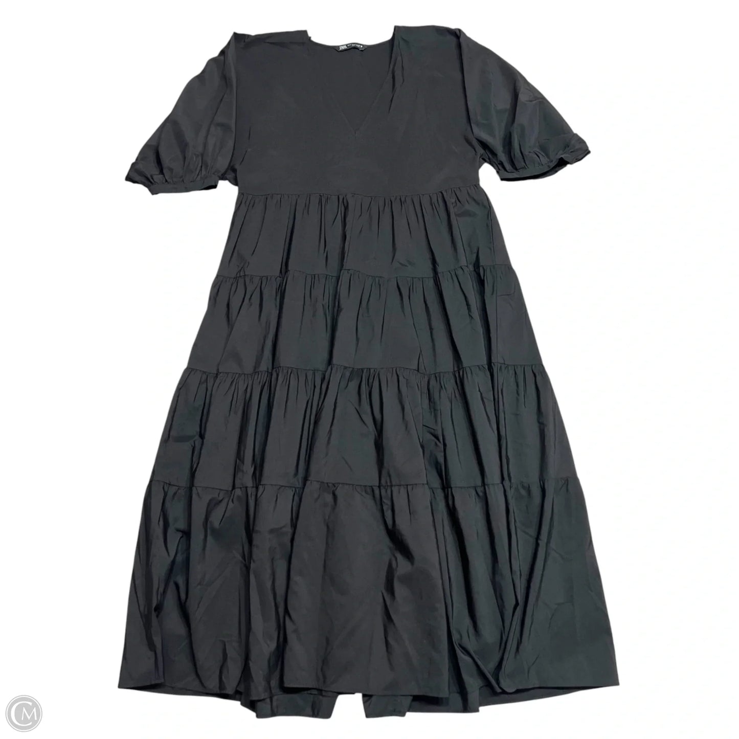 Dress Casual Maxi By Zara In Black, Size: M
