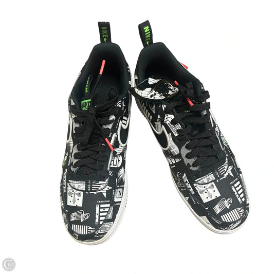 Shoes Sneakers By Nike In Black & White, Size: 8.5