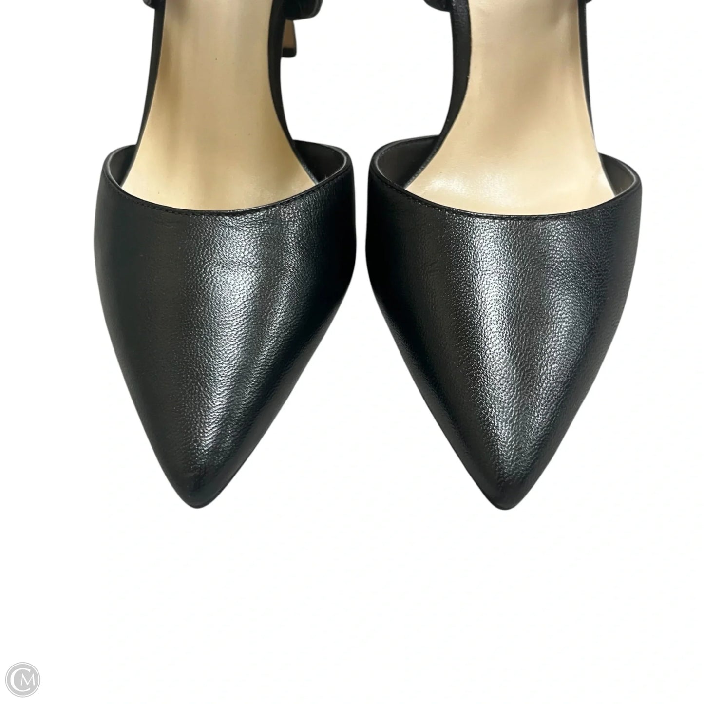 Sandals Heels Kitten By Nine West In Black, Size: 6