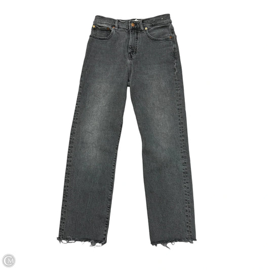 Jeans Straight By Madewell In Grey Denim, Size: 2