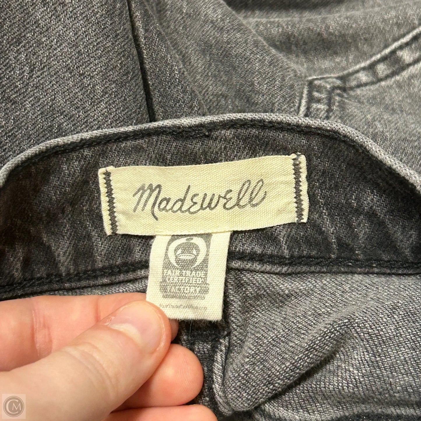 Jeans Straight By Madewell In Grey Denim, Size: 2