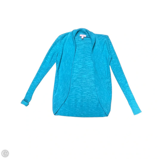 Sweater Cardigan Designer By Lilly Pulitzer In Blue, Size: Xs