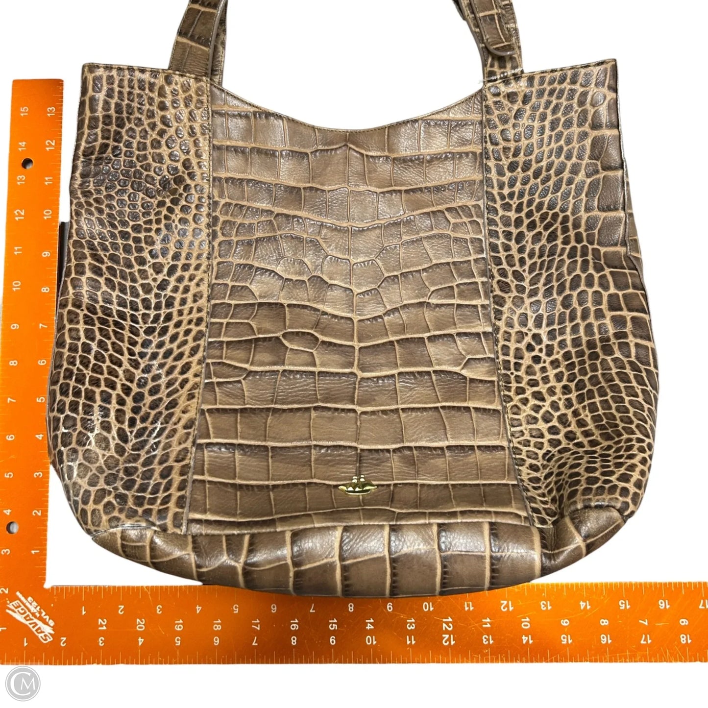 Handbag Designer By Brahmin, Size: Large
