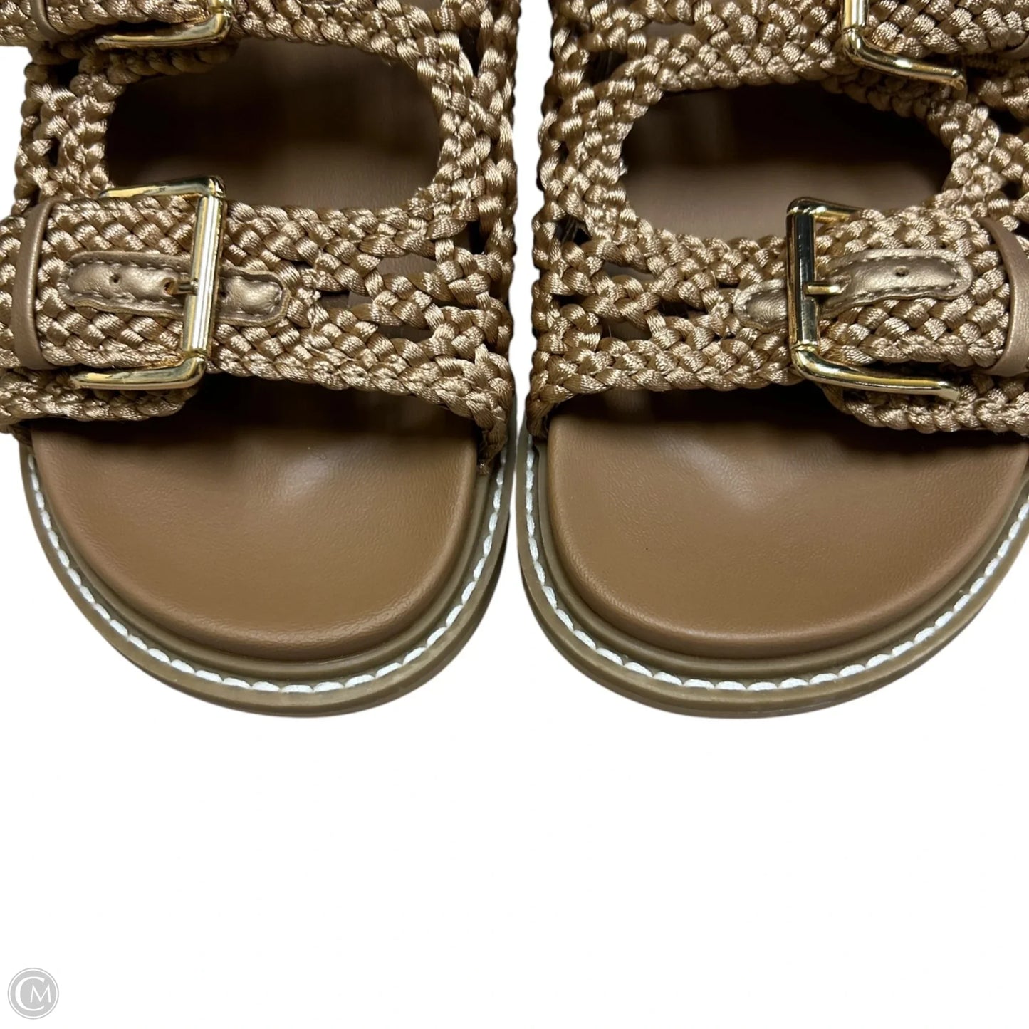 Sandals Flats By Universal Thread In Tan, Size: 7.5