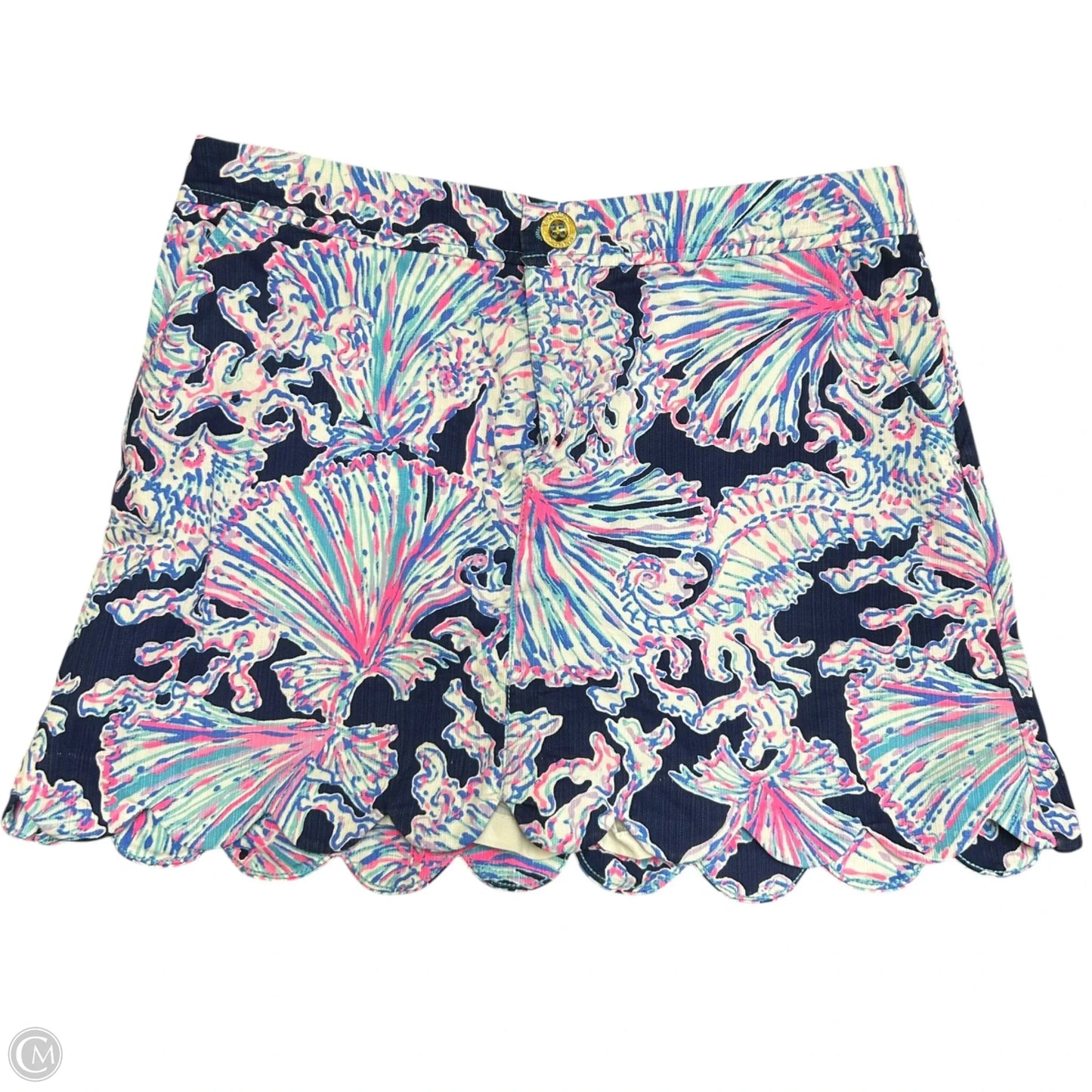 Skort Designer By Lilly Pulitzer In Blue & Pink, Size: 6