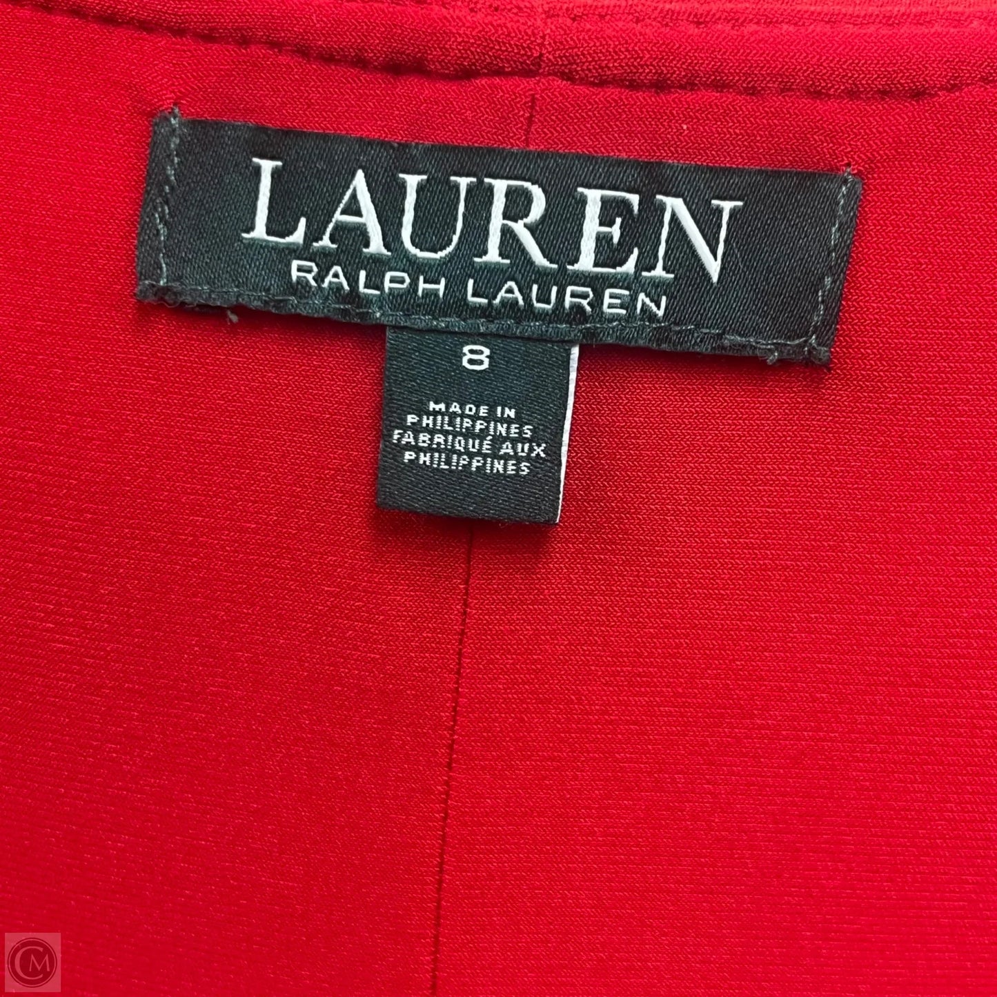 Dress Work By Lauren By Ralph Lauren In Red, Size: M