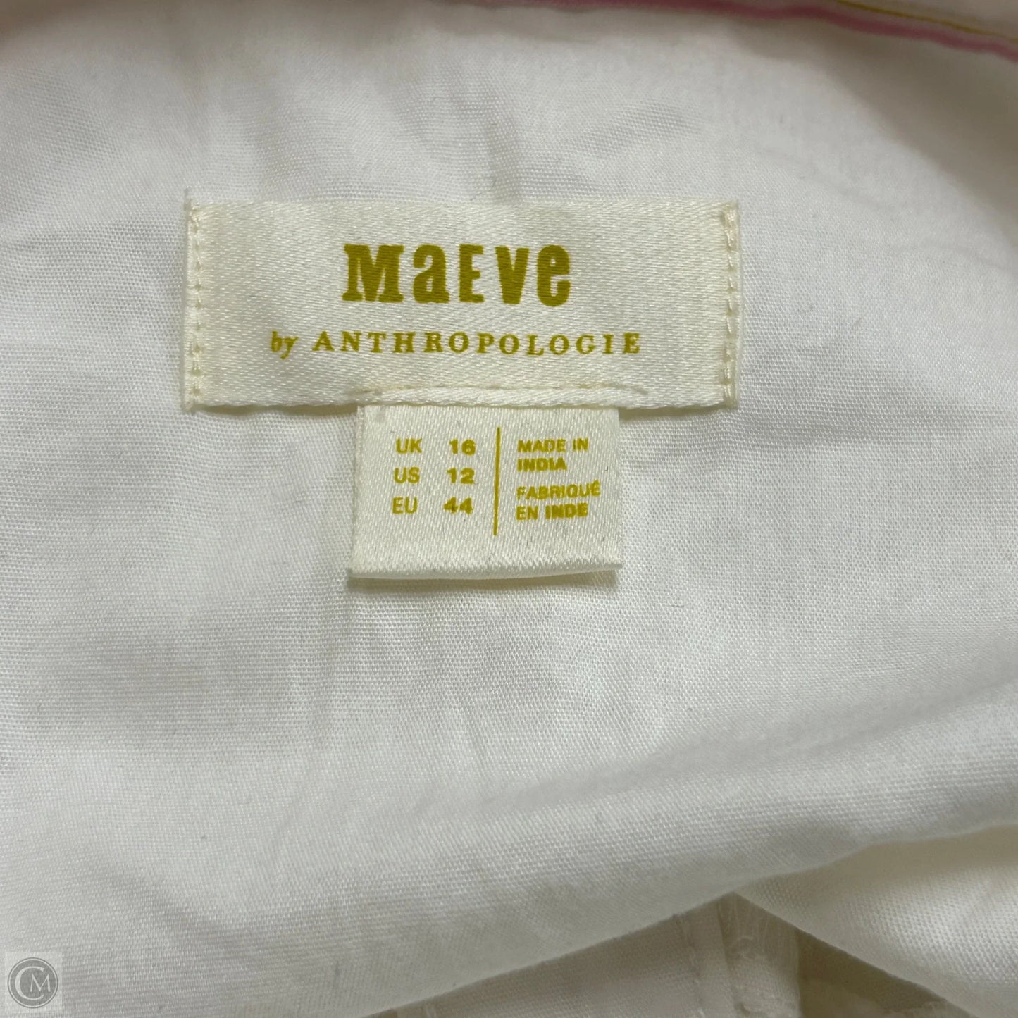 Top Long Sleeve By Maeve In Cream, Size: L