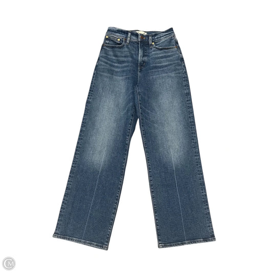 Jeans Wide Leg By Madewell In Blue Denim, Size: 2