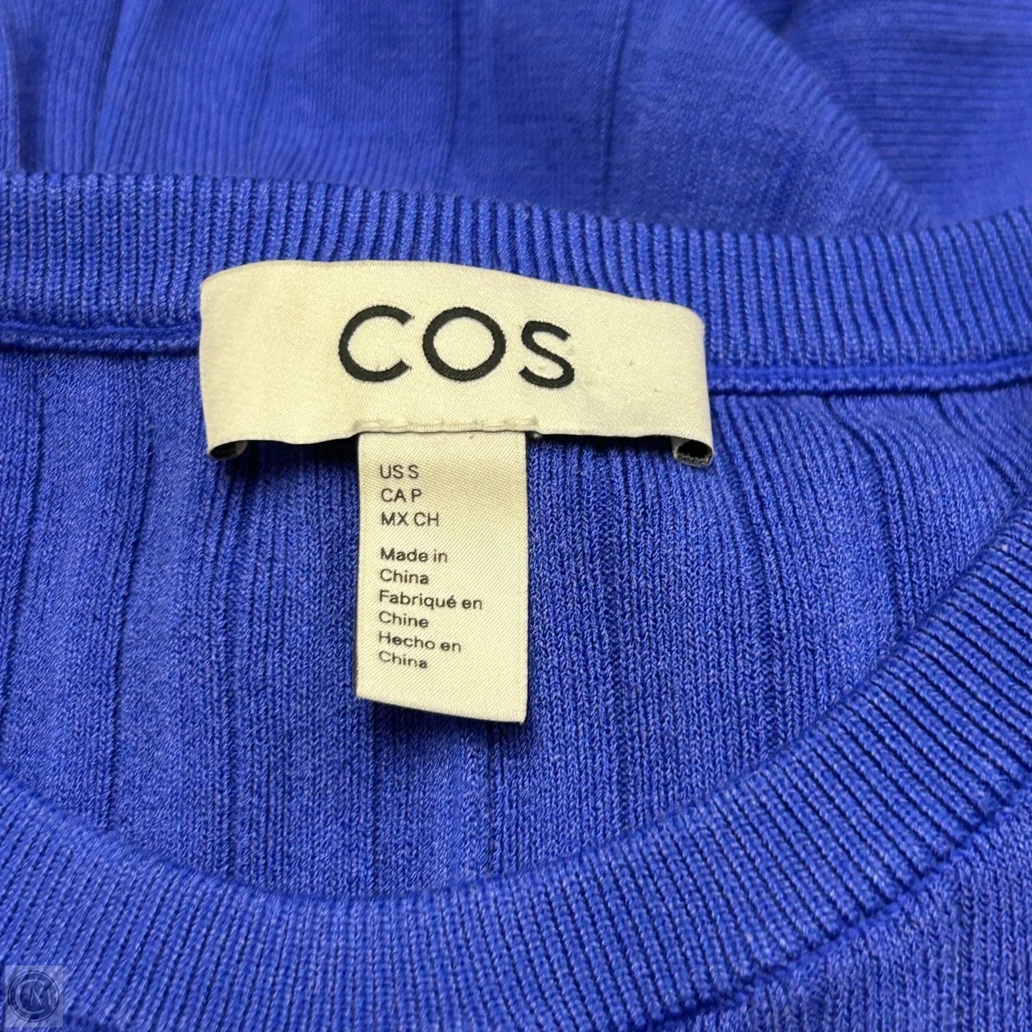 Dress Casual Midi By Cos In Blue, Size: S