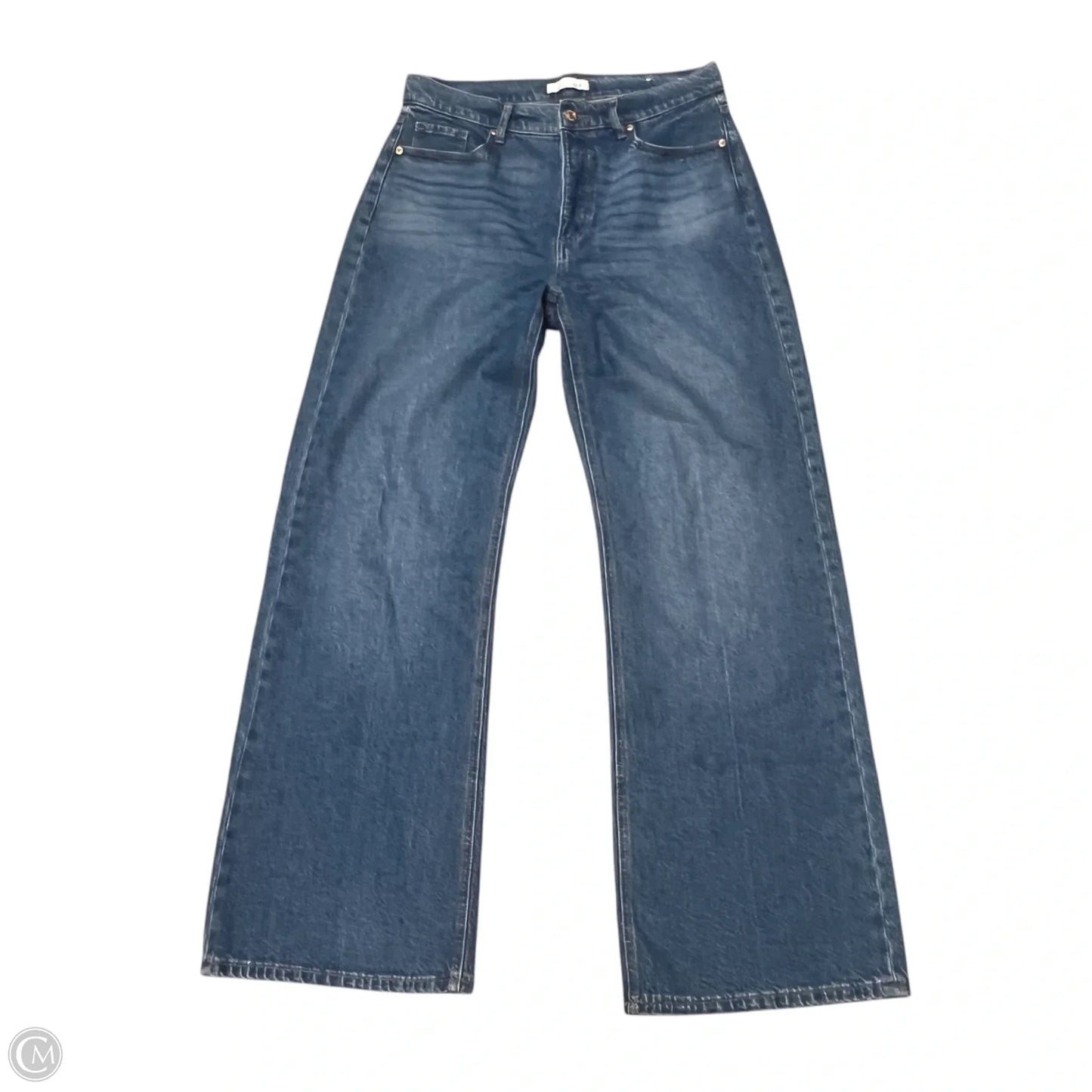 Jeans Wide Leg By Loft In Blue Denim, Size: 8