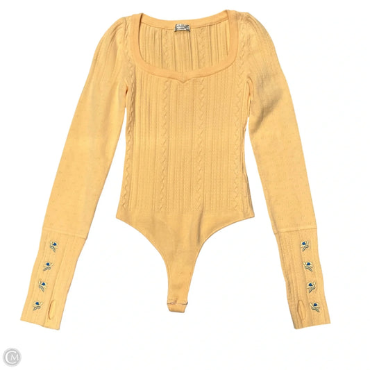 Bodysuit By Free People In Orange, Size: Xs