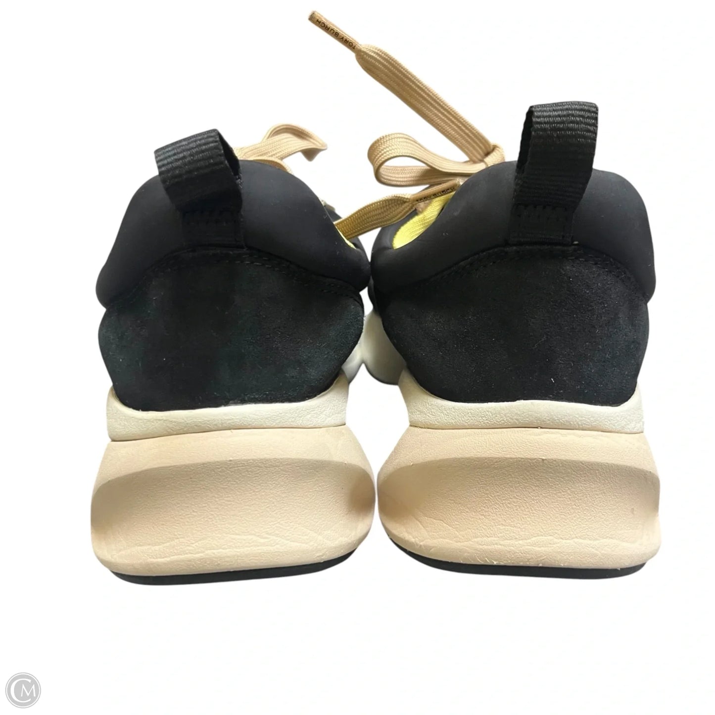 Shoes Designer By Tory Burch In Black & Cream, Size: 8