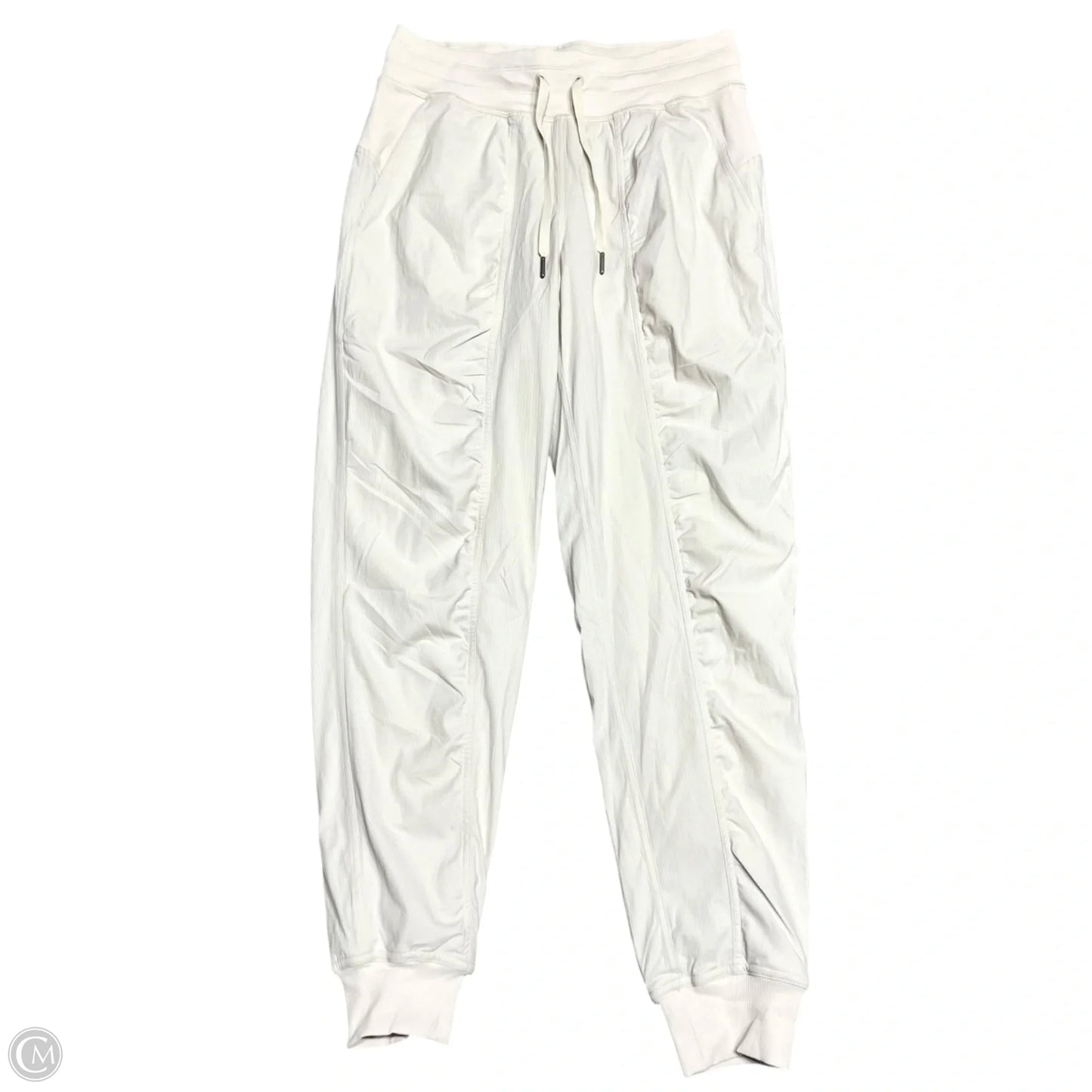 Athletic Pants By Lululemon In Cream, Size: 4