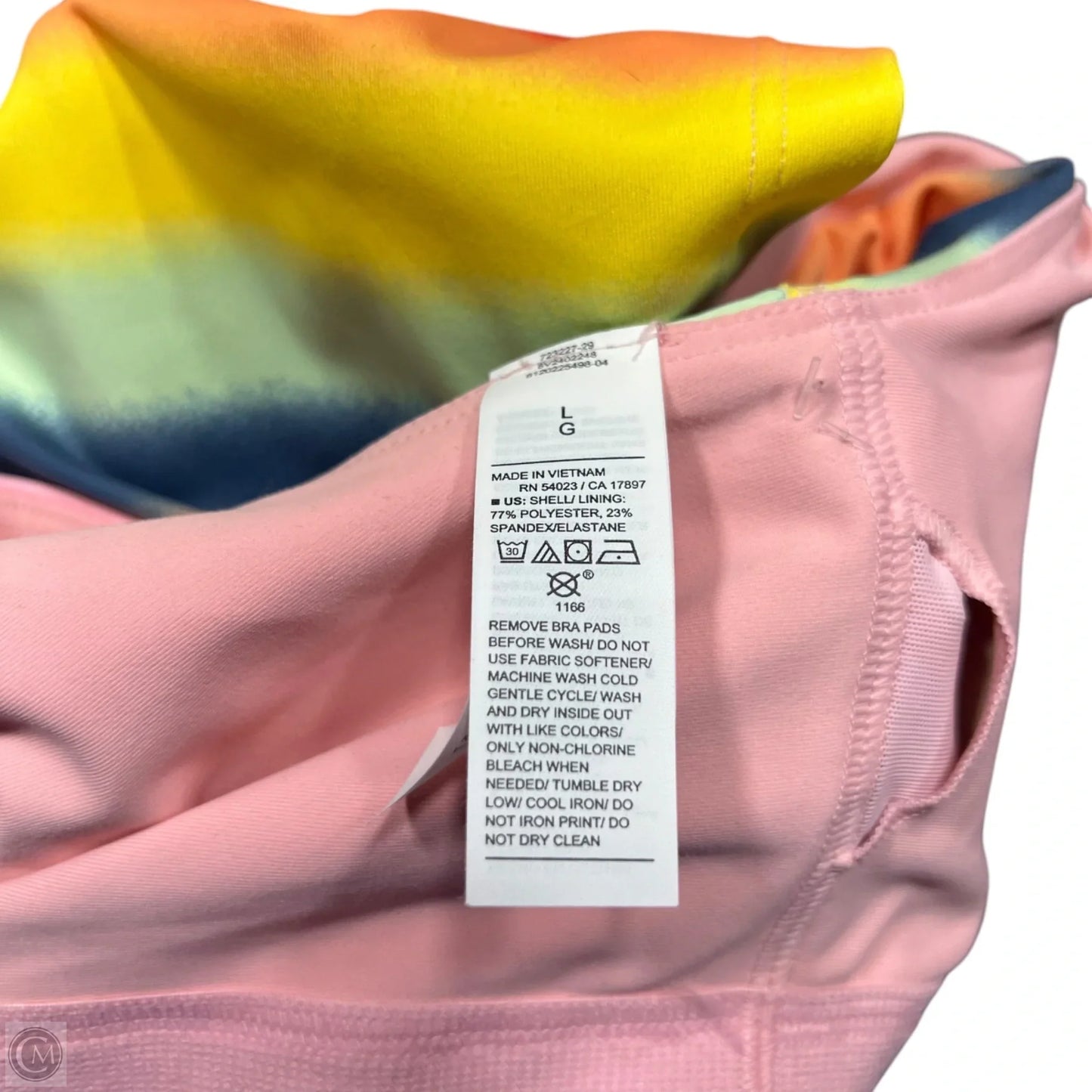 Athletic Shorts 2pc By Old Navy In Rainbow Print, Size: L