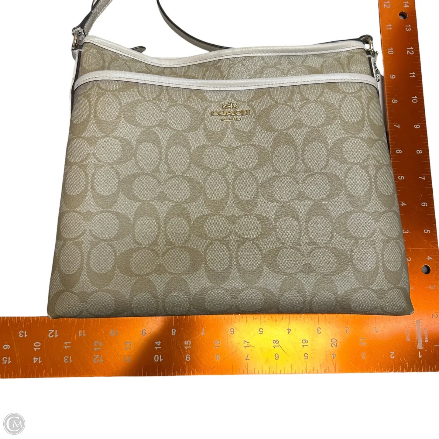Crossbody Designer By Coach, Size: Medium