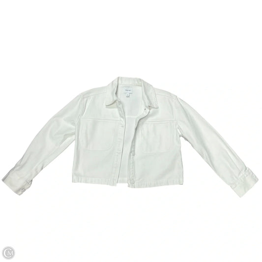 Jacket Denim By Nine West In Cream Denim, Size: S