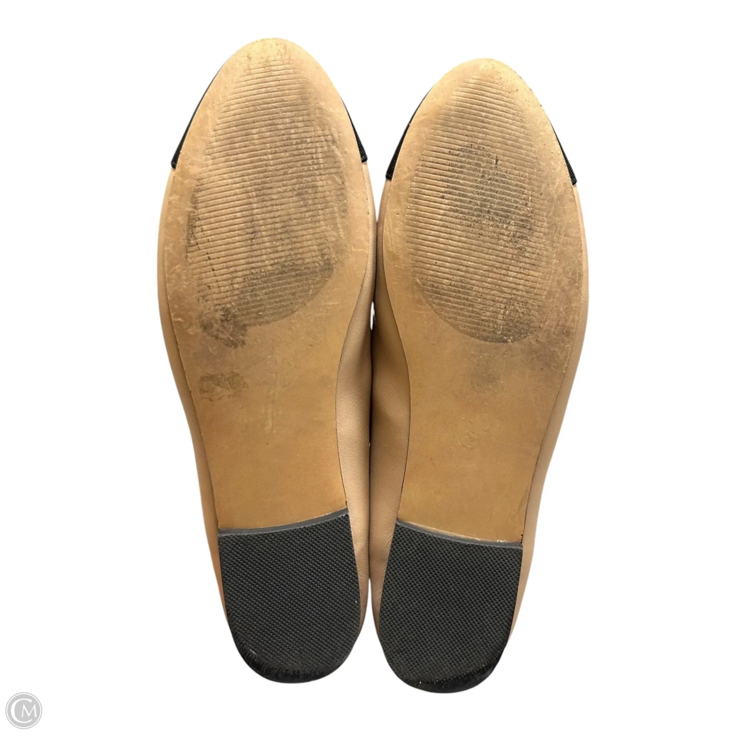 Shoes Flats By Steve Madden In Black & Tan, Size: 6.5