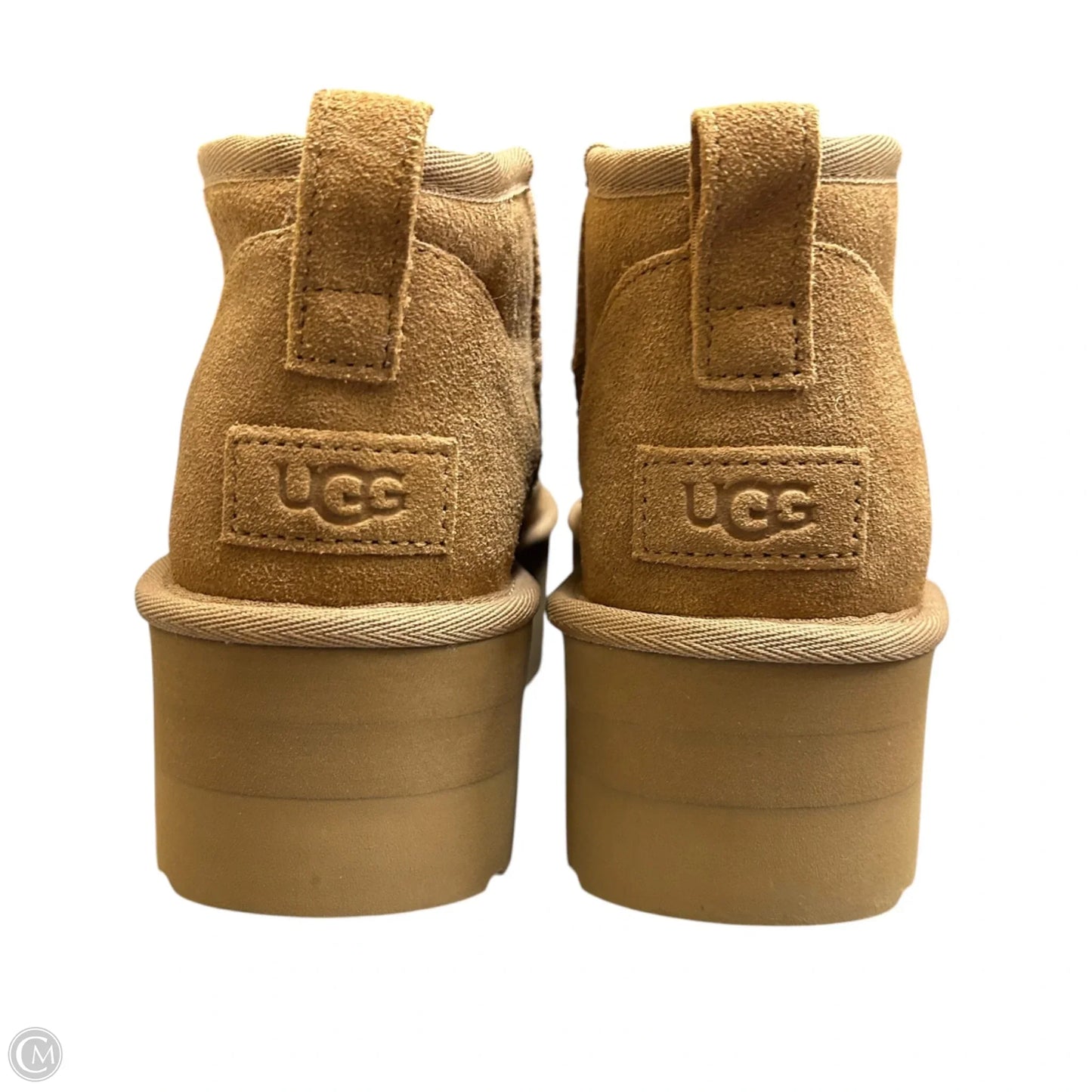 Boots Designer By Ugg In Tan, Size: 9