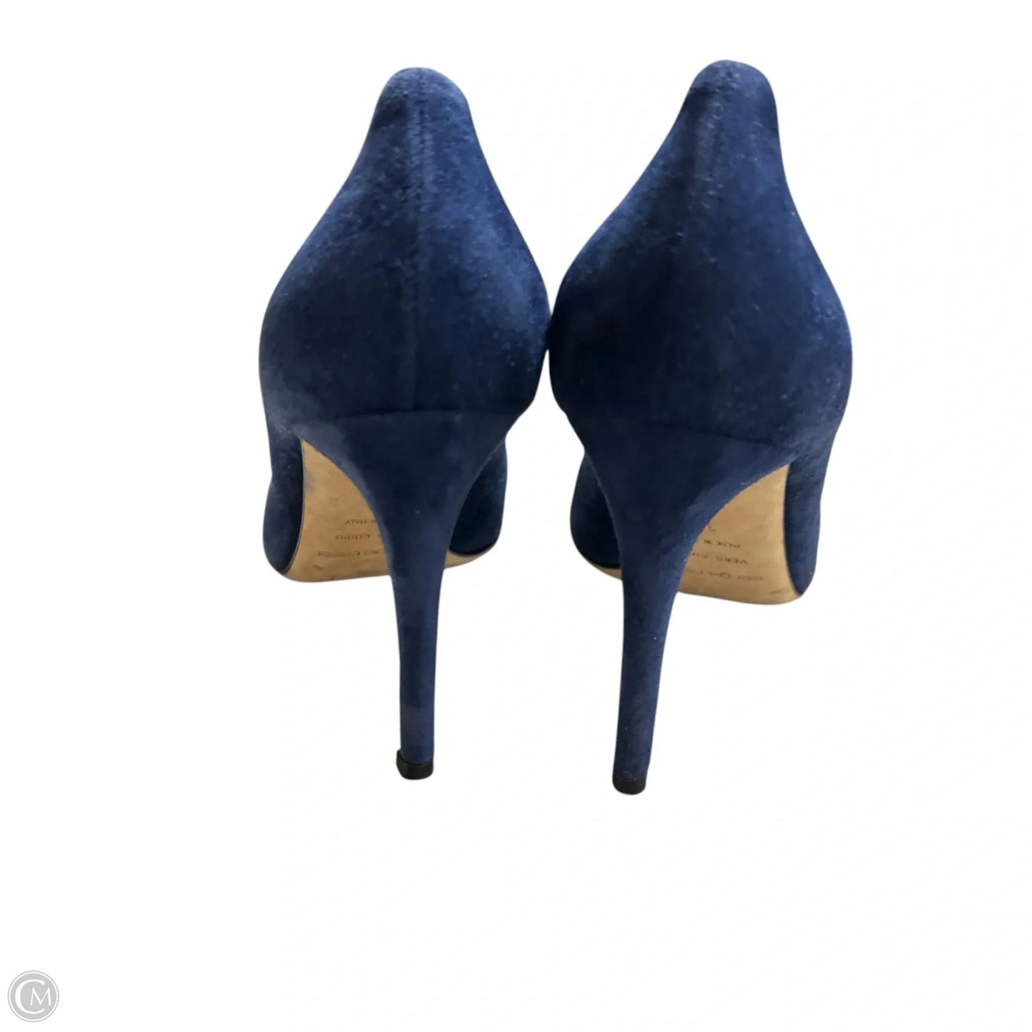 Shoes Designer By Sergio Rossi In Navy, Size: 8.5
