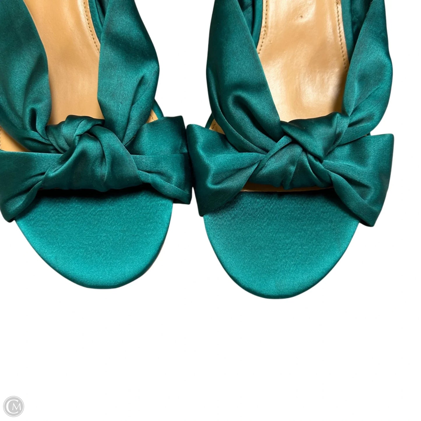 Sandals Heels Block By J. Crew In Green, Size: 11
