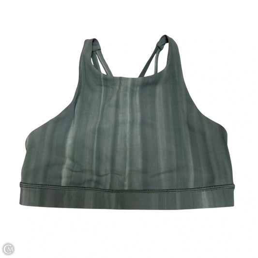 Athletic Bra By Lululemon In Green, Size: M