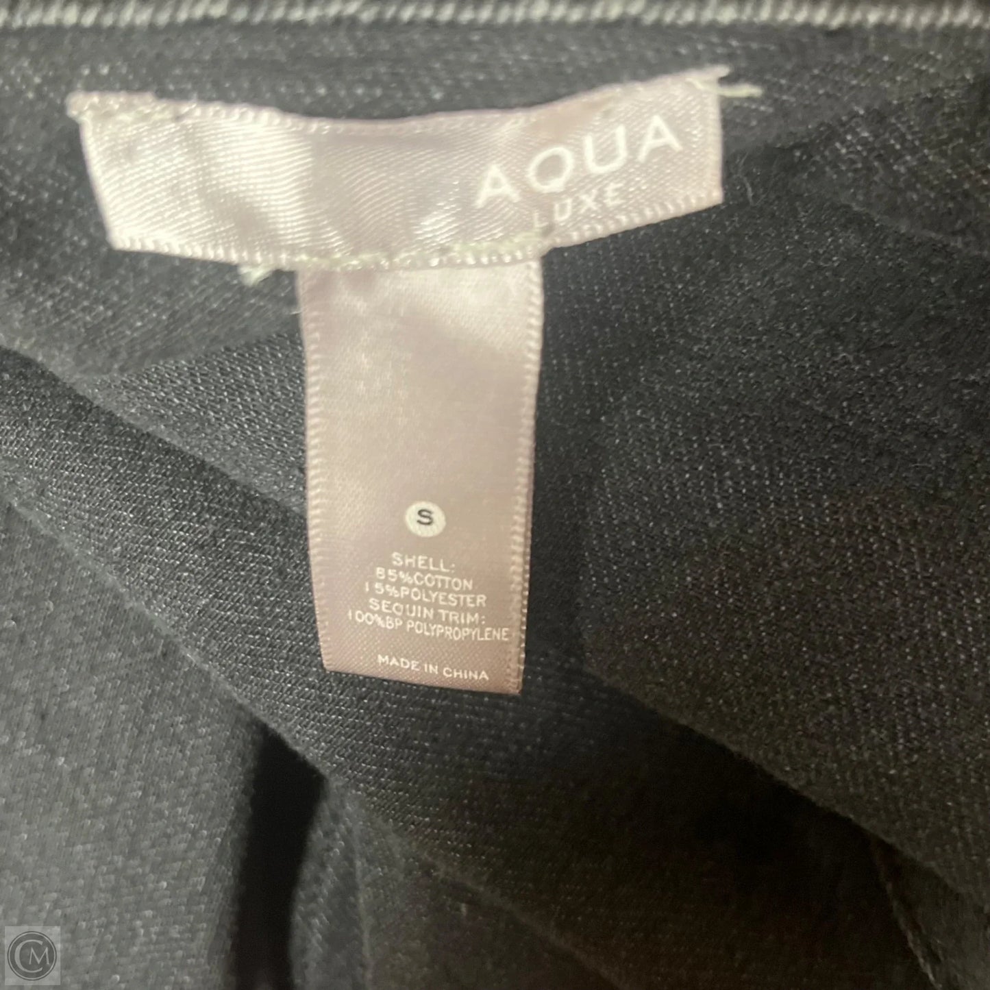 Jacket Denim By Aqua In Black Denim, Size: S