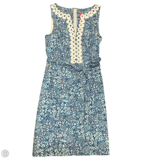 Dress Designer By Lilly Pulitzer In Blue & White, Size: Xs
