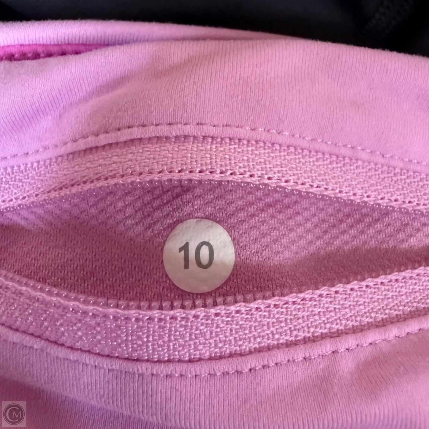 Athletic Leggings Capris By Lululemon In Grey & Pink, Size: 10