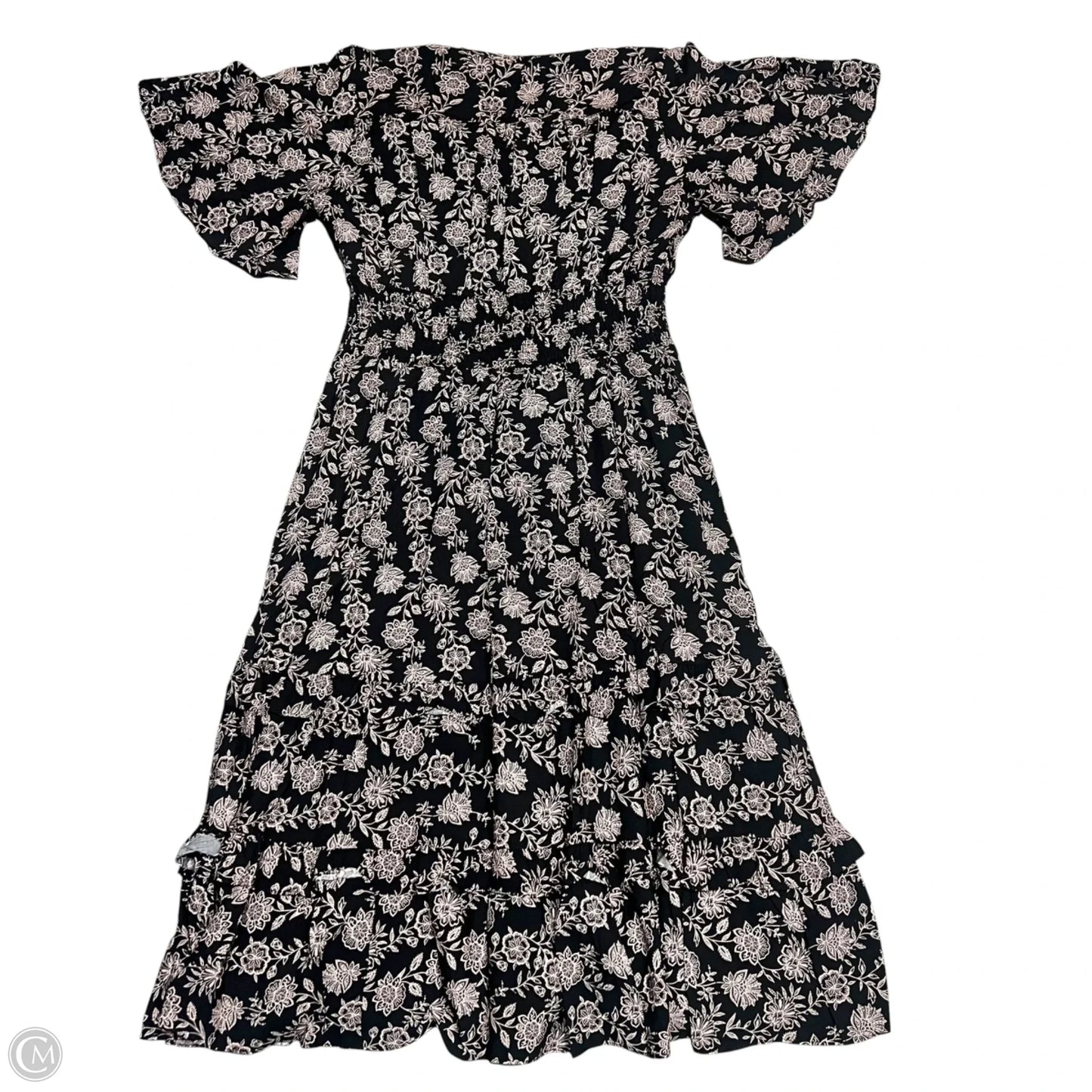 Dress Casual Maxi By Baltic Born In Black & Pink, Size: Xl